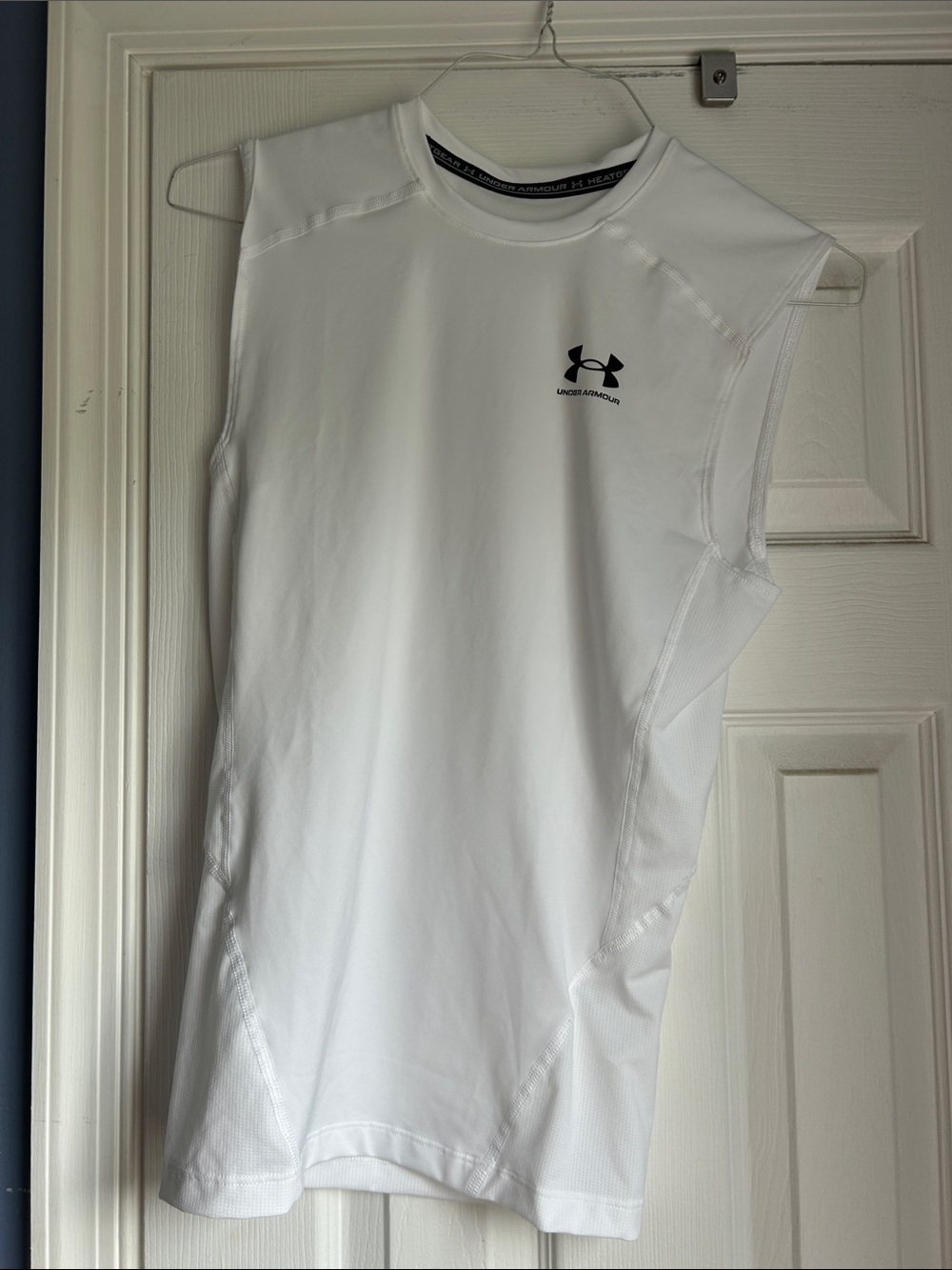 Under Armour White Compression Tank Heat Gear